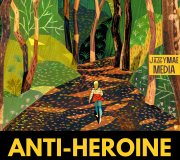 AntiHeroine w tag and JMM logo