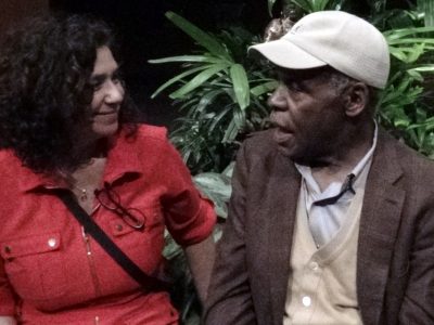 Laurie with Danny Glover at the 2017 Pan African Film Festival