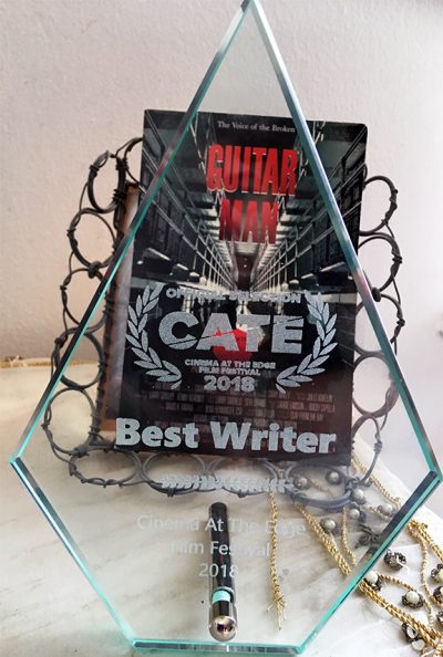 Guitar Man Best Writer award @ CATE sm