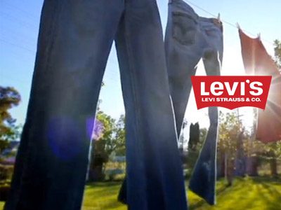 Levis art with logo
